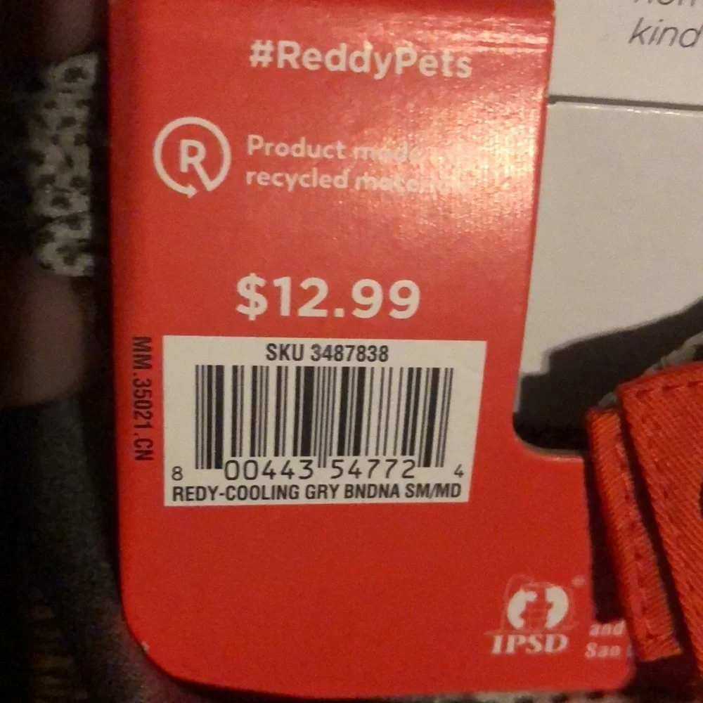 NWT Reddy cooling neck bandana S/M